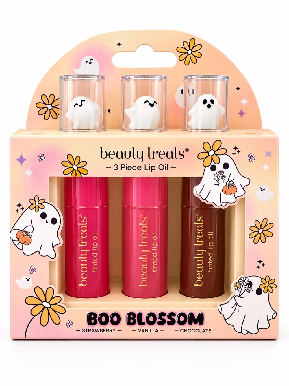 Beauty Treats Boo Blossom 3pc. Lip Oil Set